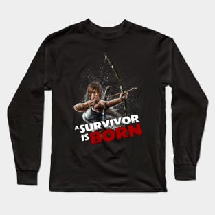 A survivor is born Long Sleeve T-Shirt